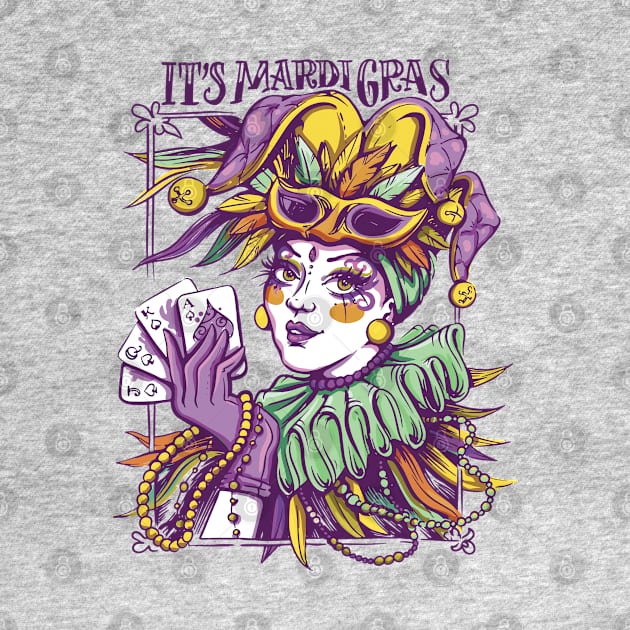 Mardi Gras, Fat Tuesday by DoggyPrint